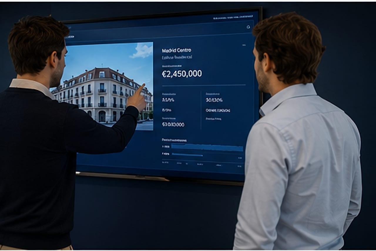 Detalle de una oportunidad de inversión inmobiliaria en pantalla en AssetRent Capital